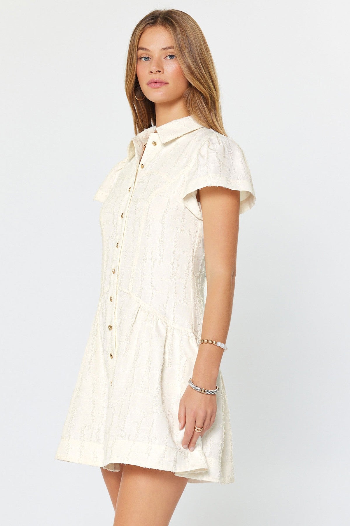 Cordie Button Down Mini Dress