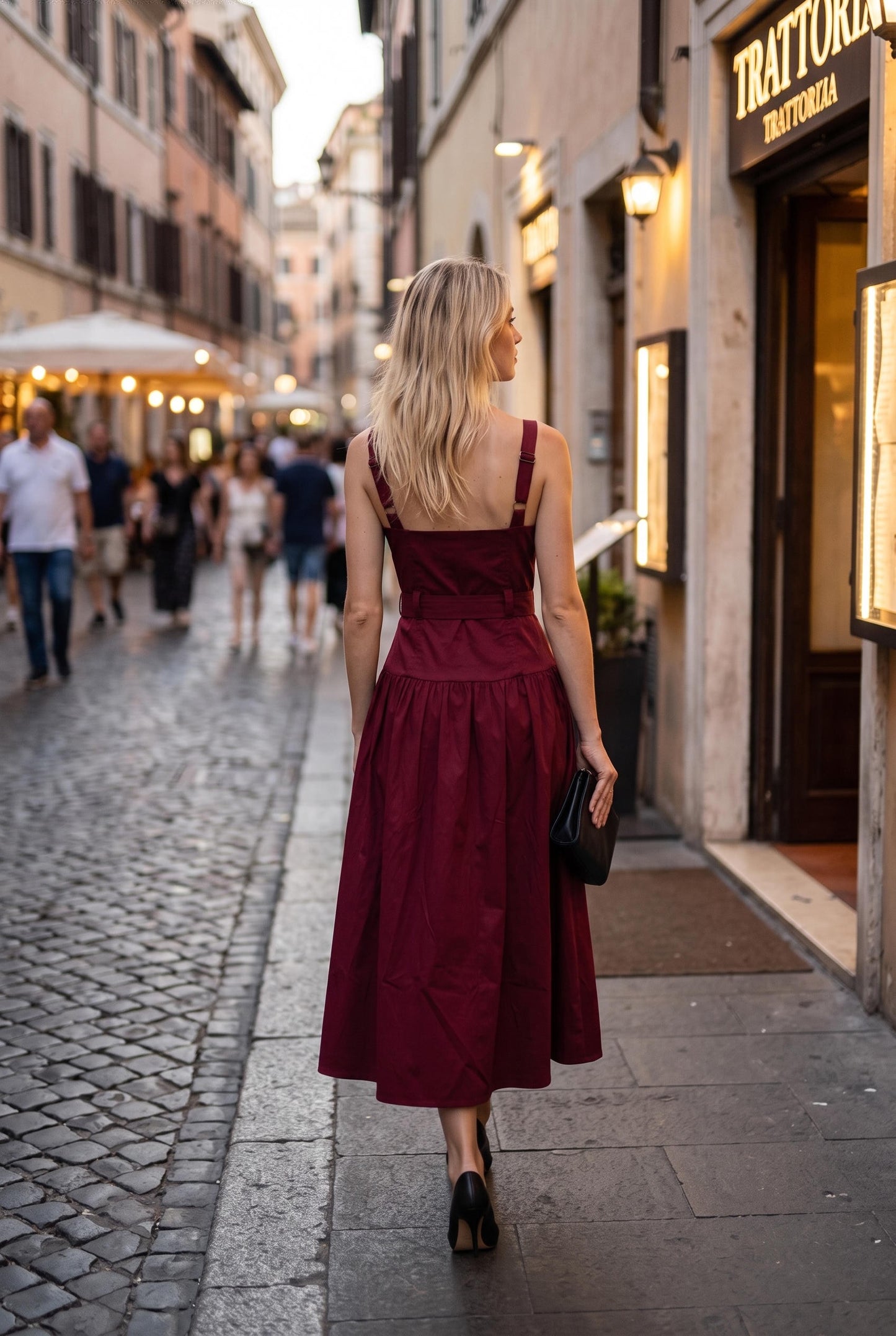 Mason Belted Midi Dress