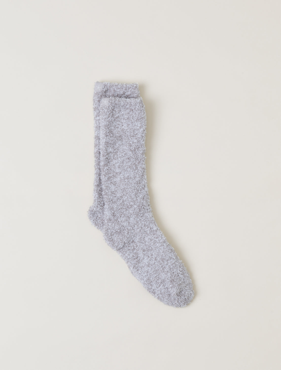 Barefoot Dreams Heathered Socks in Dusty-Rose or Oyster White