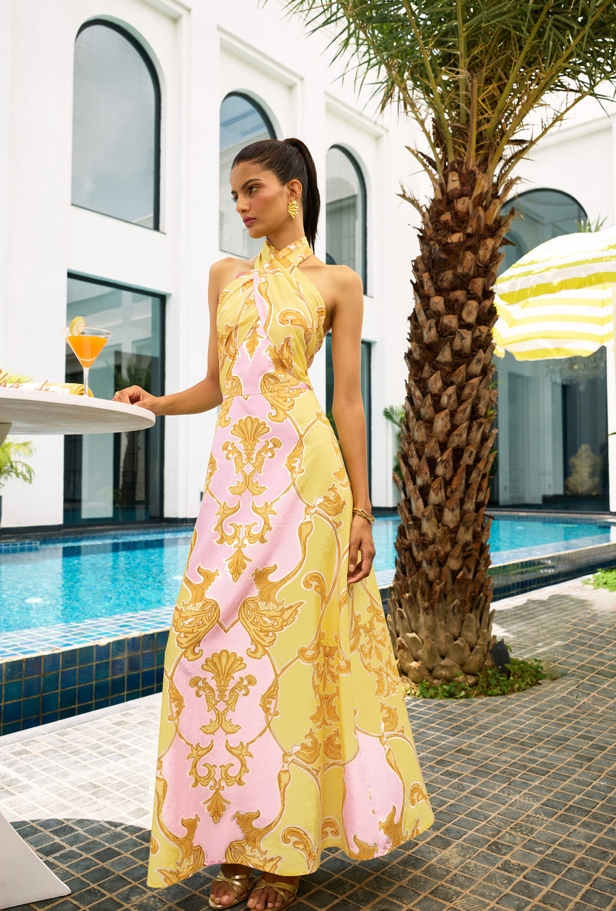 Beyond By Vera Sirens Blush Jules Dress