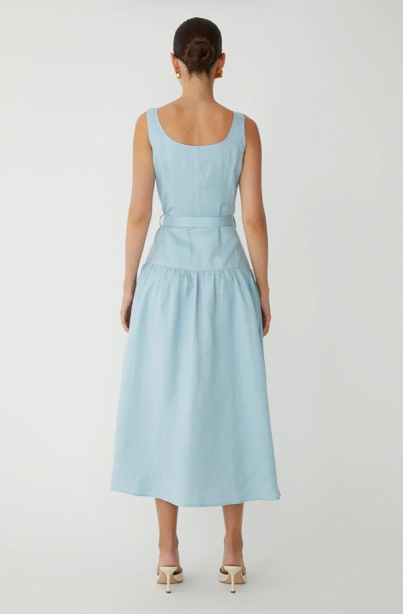 JS71 Callan Dress in Sky Blue
