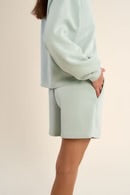 Gabrielle Colette Shorts and Gala Top Set in Sage