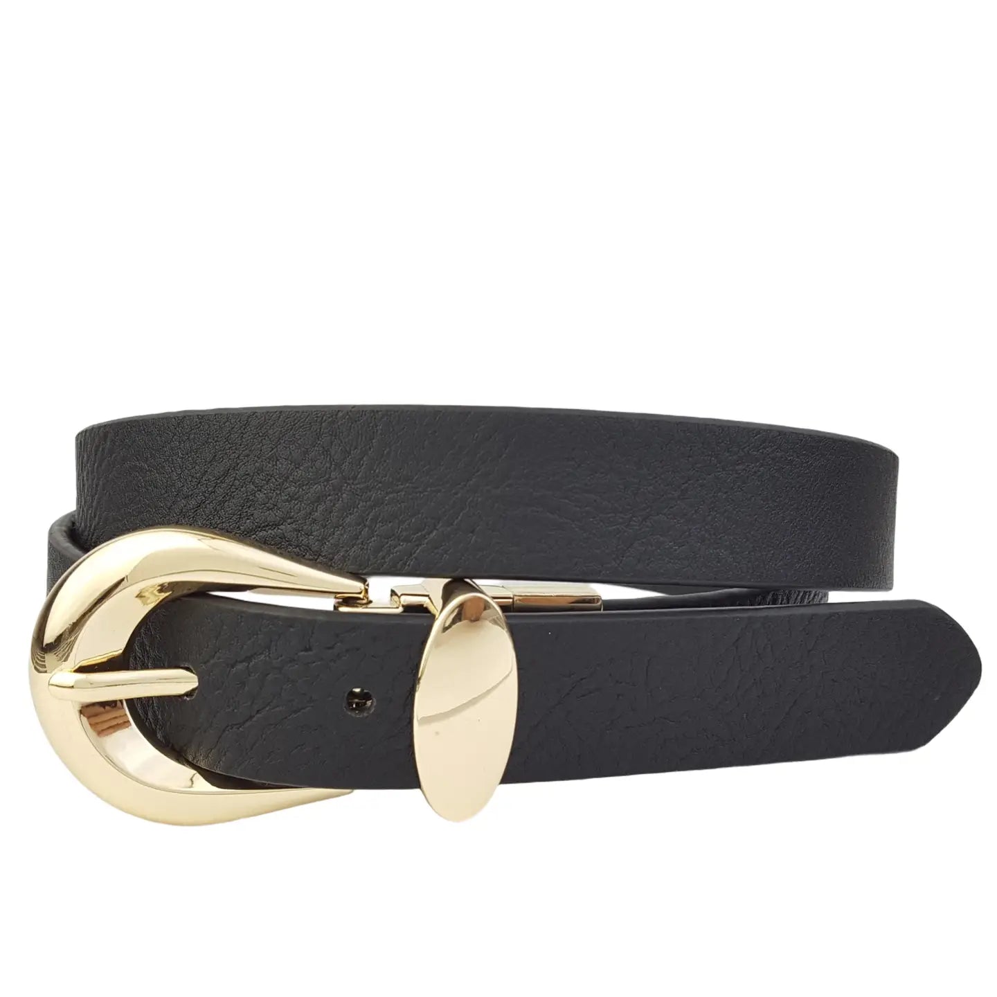 Allen Shiny Gold Buckle Reversible