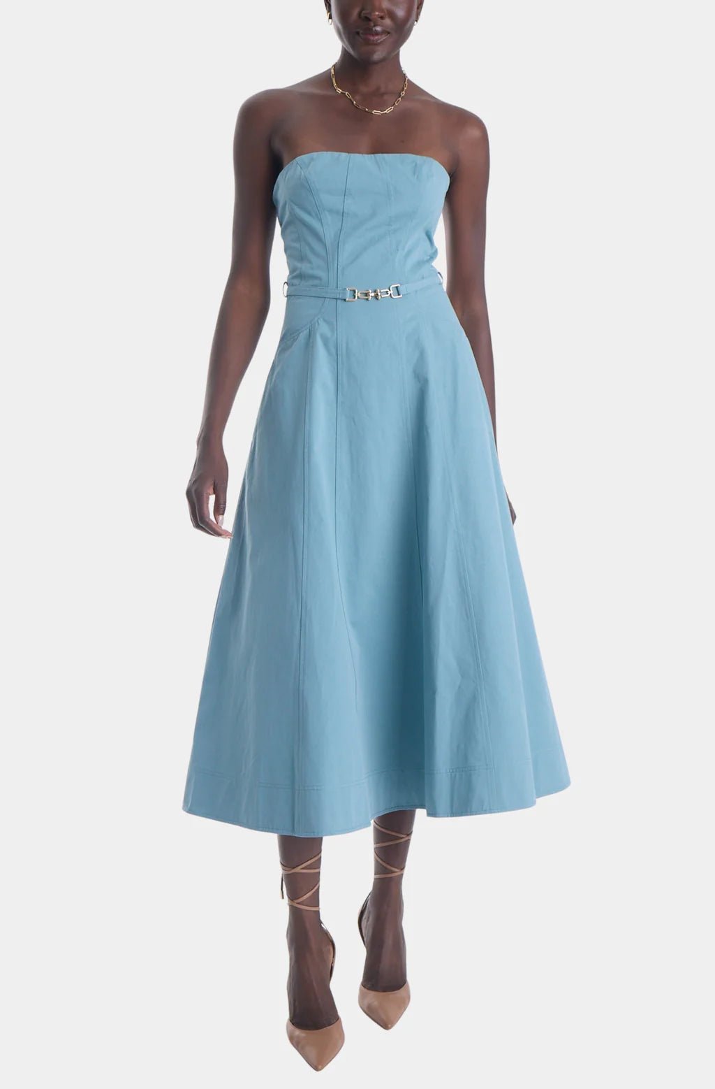 karina grimaldi blue dress Ale Midi – Threads Jackson Size:9.5D where she began working all-essentials Bones Adult Dress