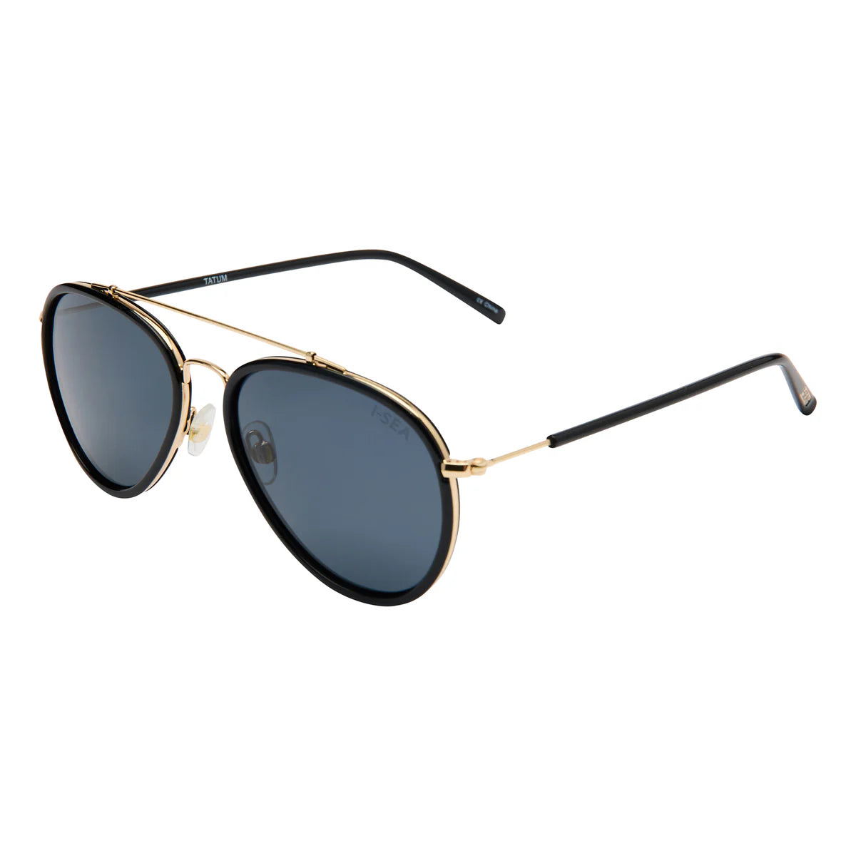 I-Sea Tatum Black/Smoke Polarized Sunglasses
