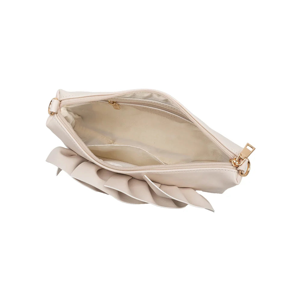 Melie Bianco Florence Shoulder Bag in Ivory