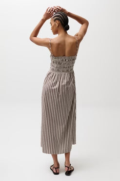 Pistola Bianca Shirred Bodice Dress