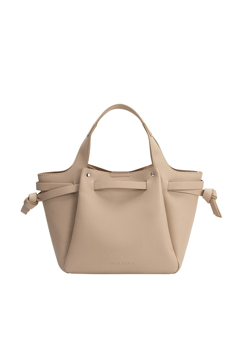 Melie Bianco Avril Top Handle Bag in Nude