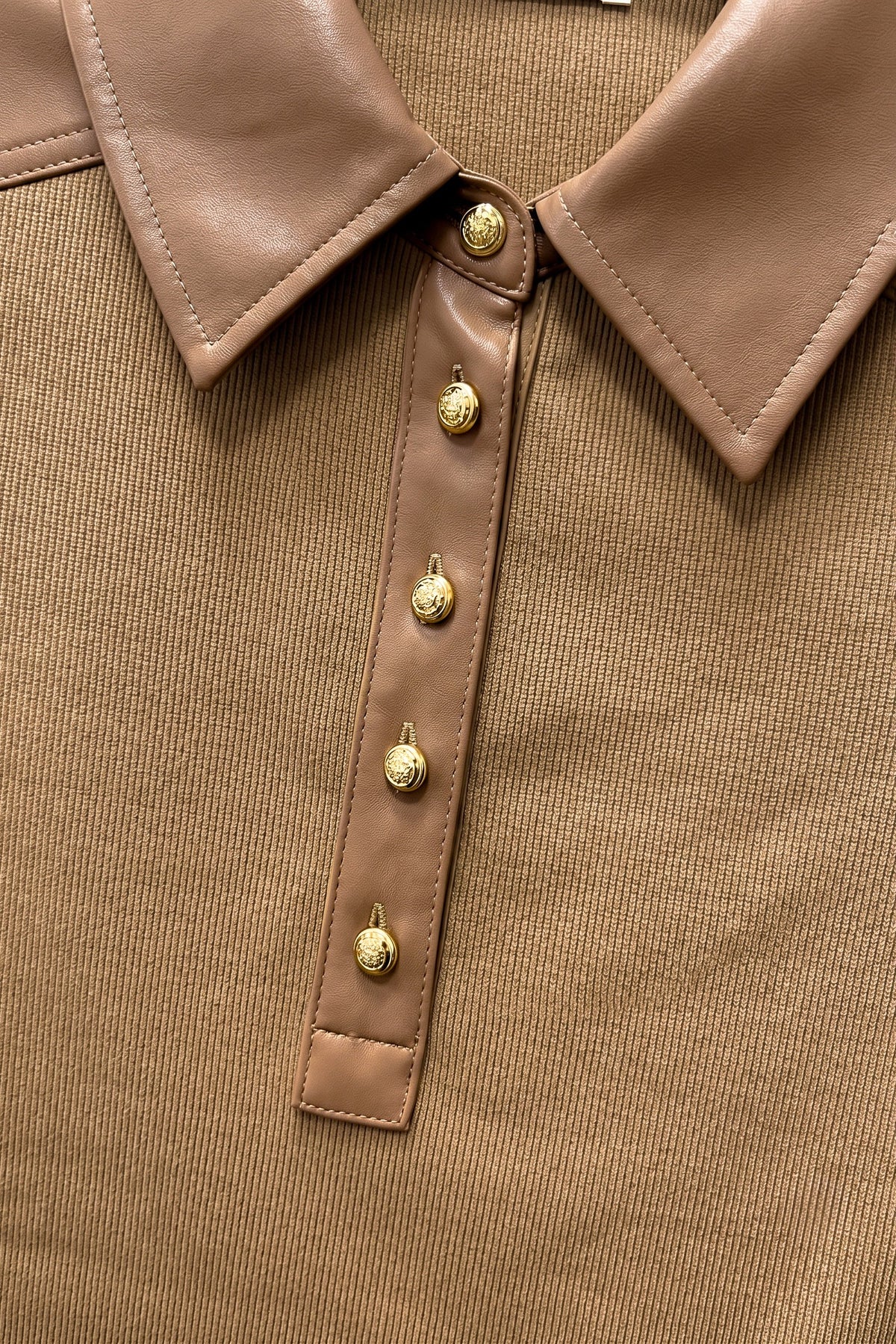 Current Air Arlie Polo Knit Top