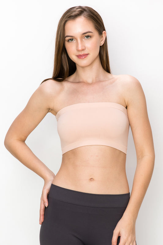 Basic Bandeau in Black & Nude