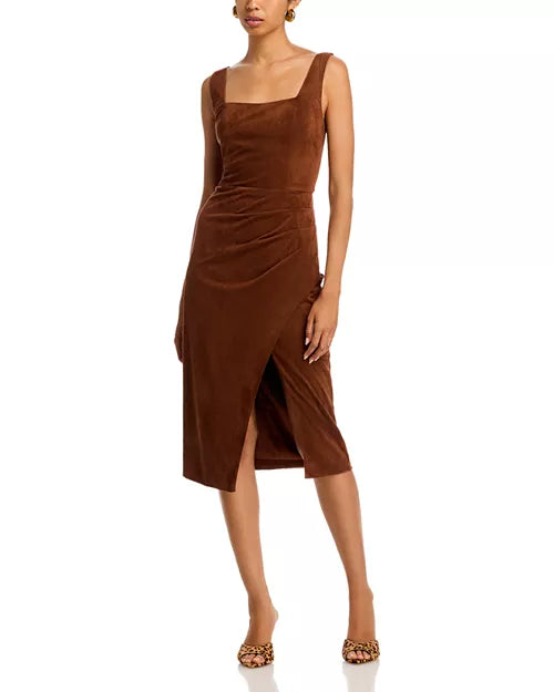 Steve Madden Milo Dress in Chicory Coffee