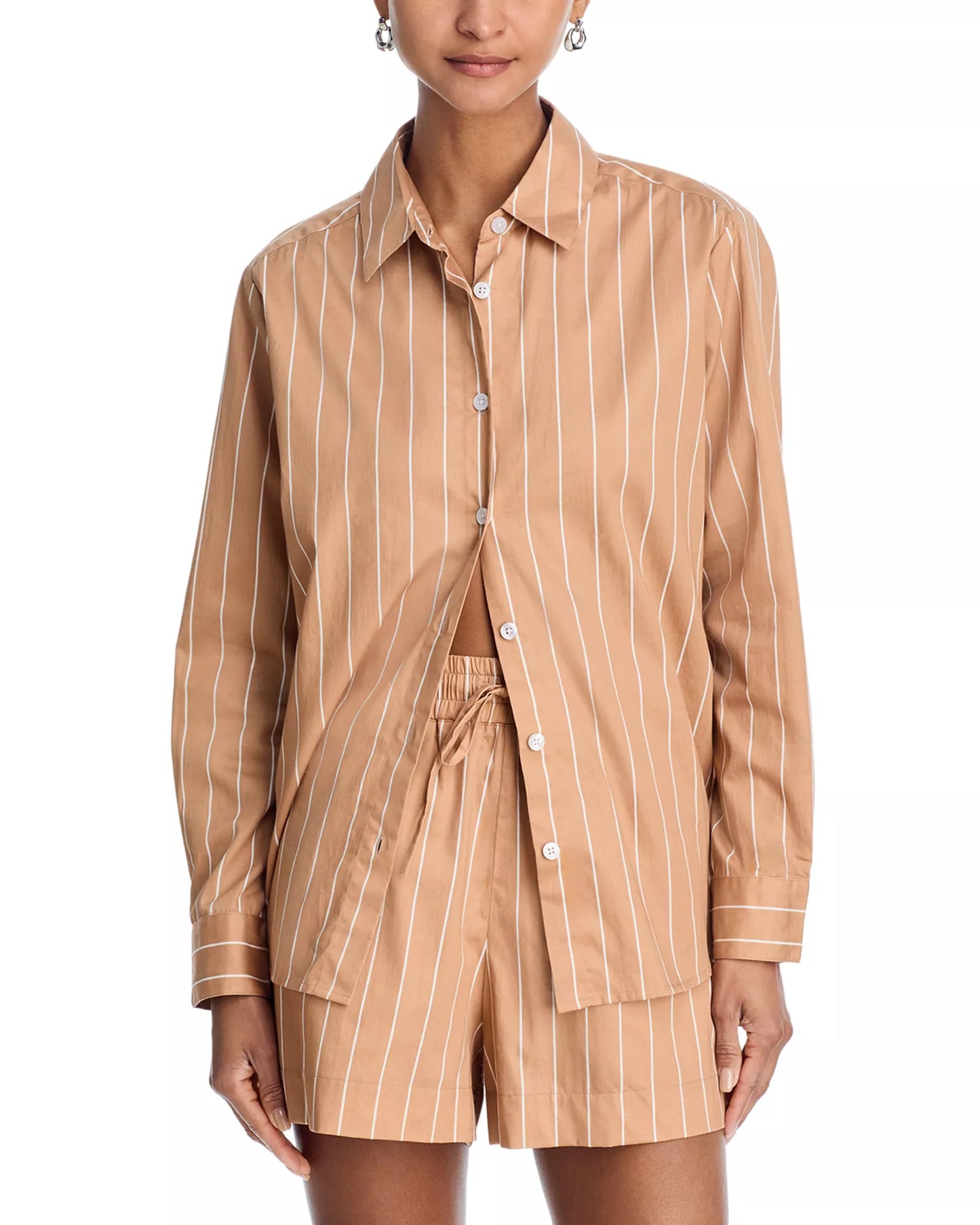 French Connection Alexis Poplin Shirt and Short Set