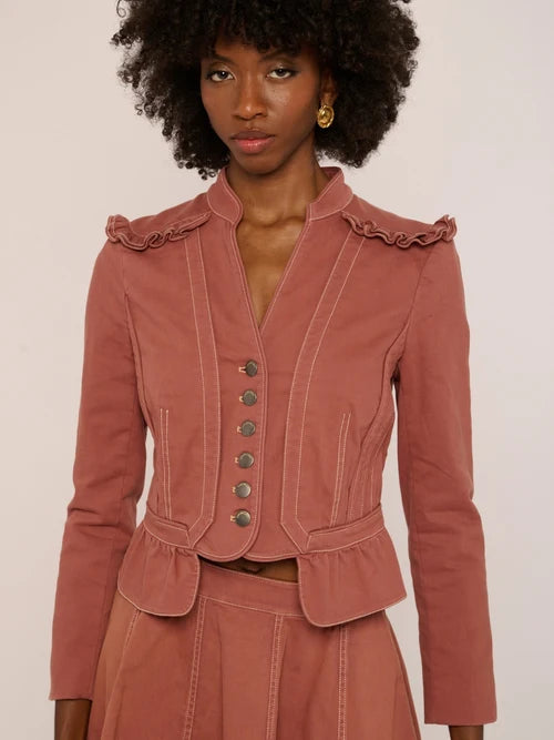 Love the Label Isabella Jacket in Copper Brown