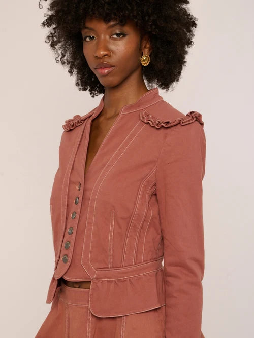 Love the Label Isabella Jacket in Copper Brown