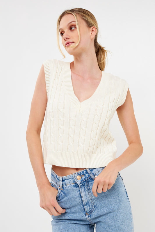 Meg Sweater in Ivory