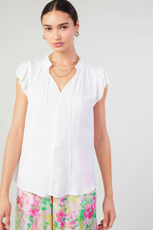 Current Air OFW Pleated SSLV Blouse