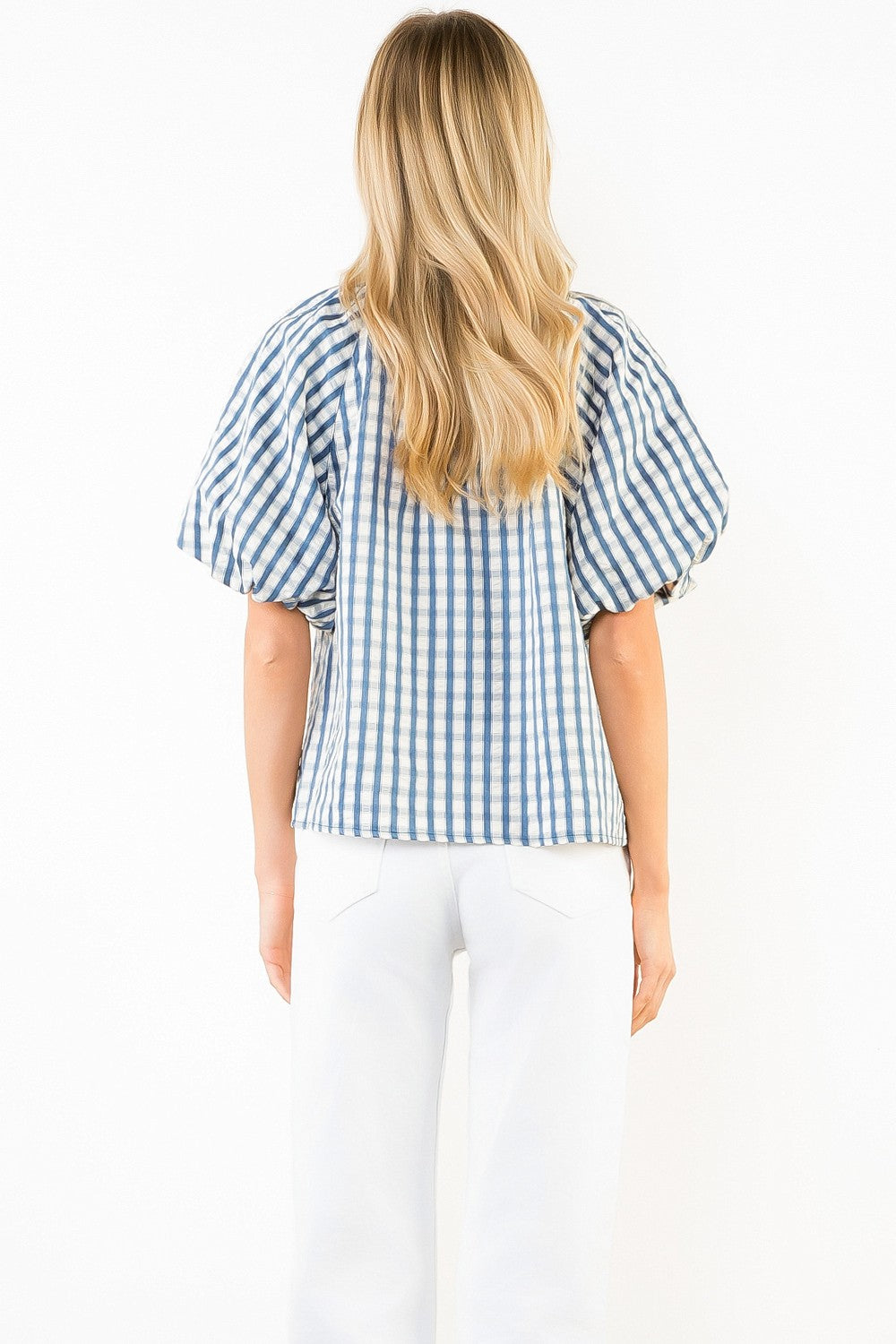 THML Reina Puff Sleeve Top