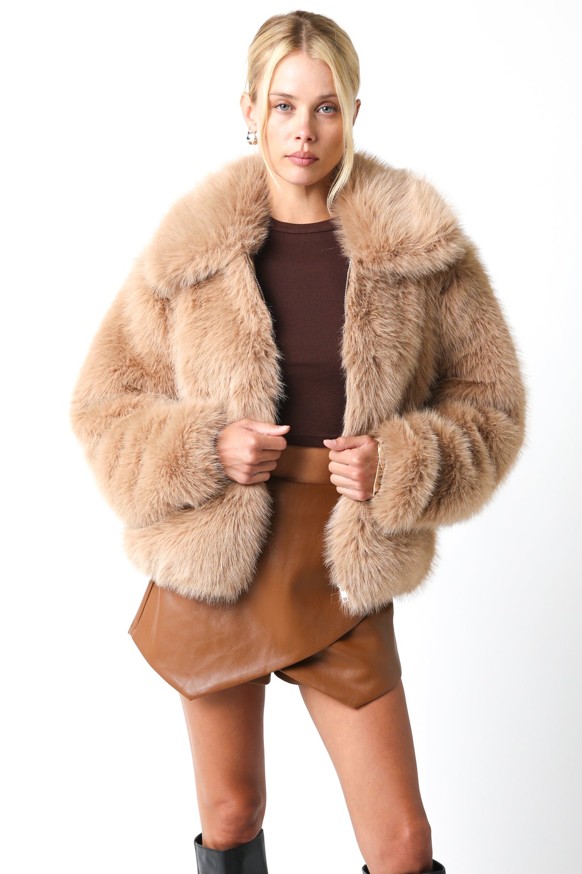Aspen Faux Fur Jackey