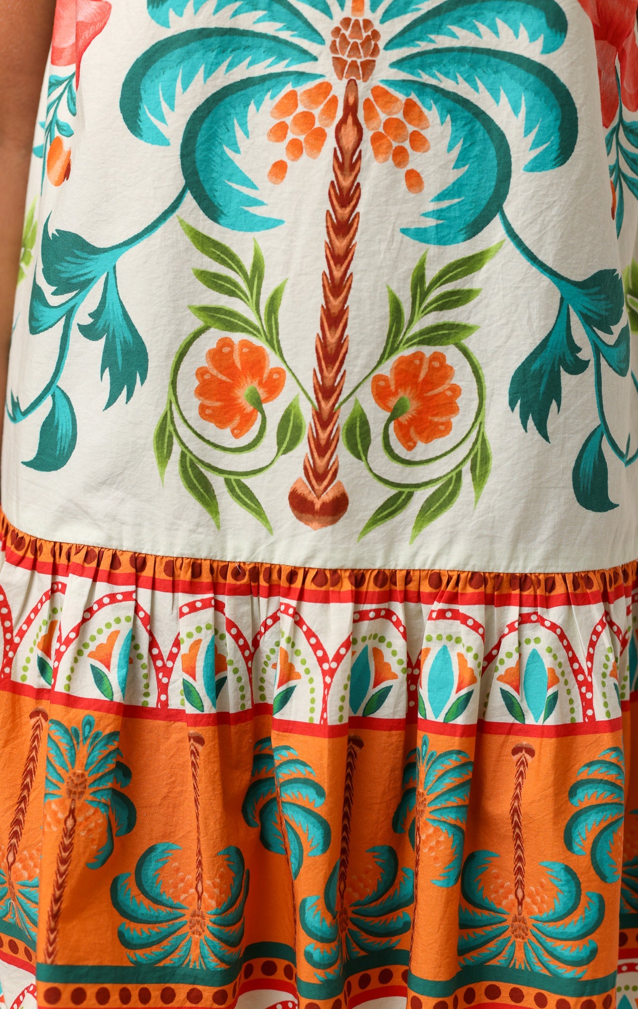 Shore Scarlet Viva Palm Mini Dress