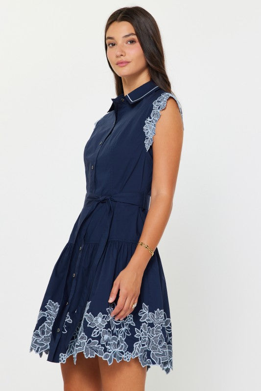 Brooksie Button Down Shirt Dress