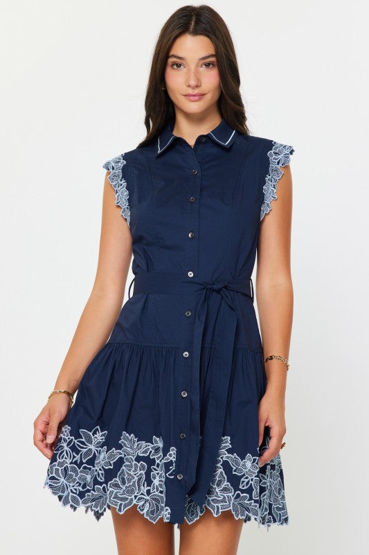 Brooksie Button Down Shirt Dress