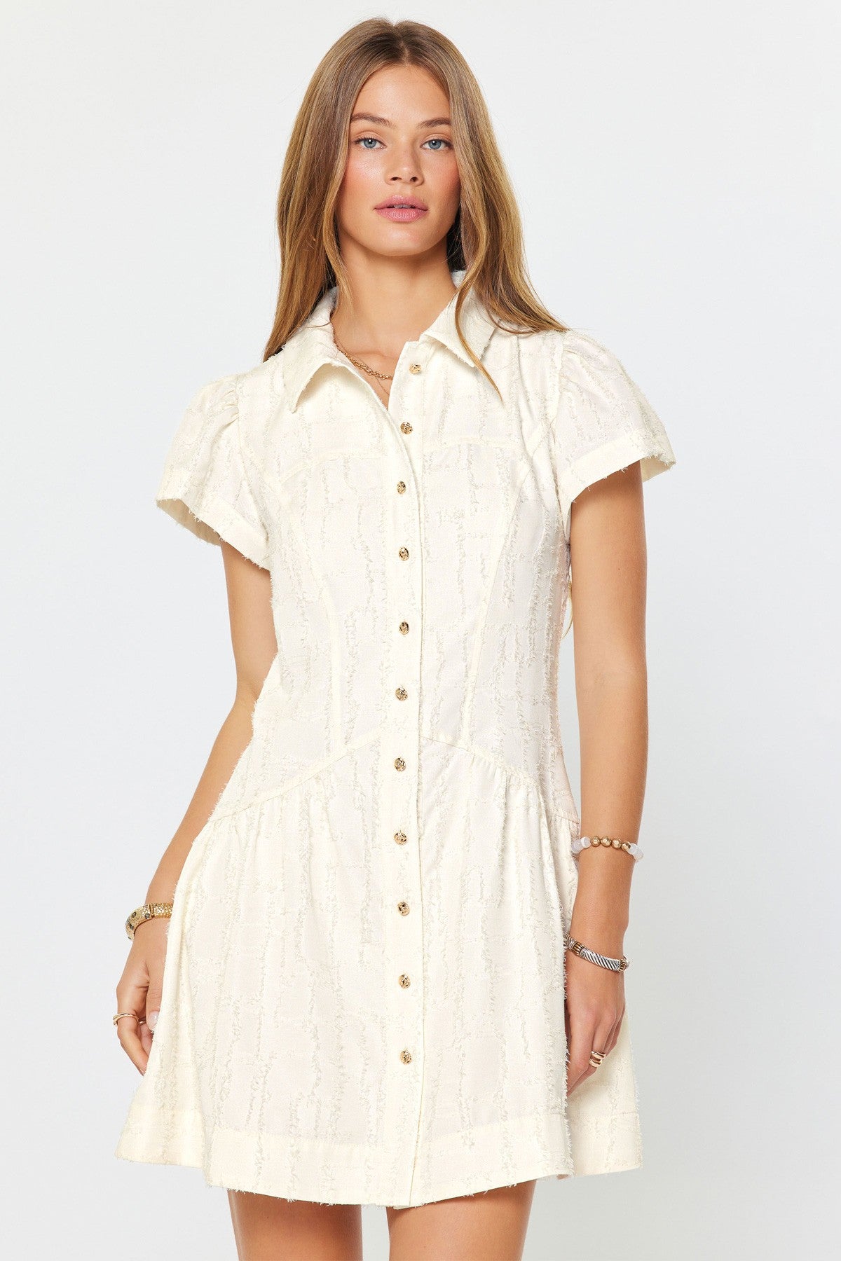 Cordie Button Down Mini Dress