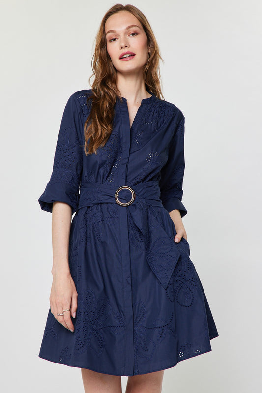 Gigi Belted Mini Dress