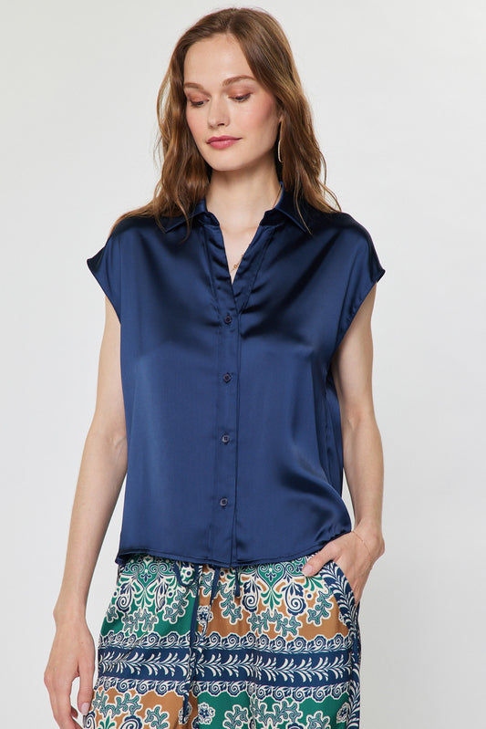 Angie Satin Blouse