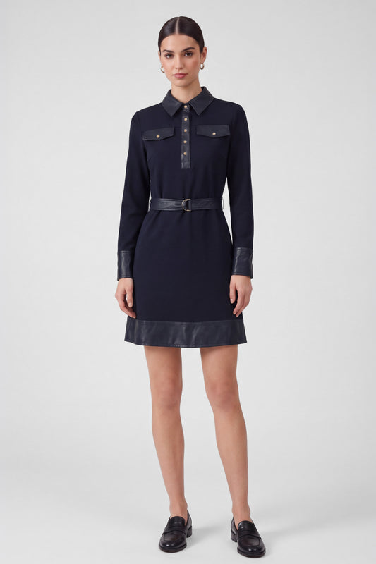 Polly Polo Knit Mini Dress