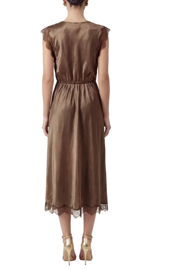 Adelaide Satin Mini Dress