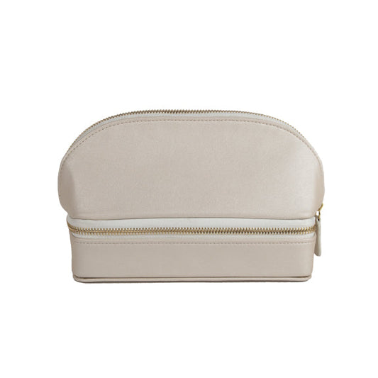 Brouk & Co. Abby Travel Organizer in Pink, Pearl White, & Black
