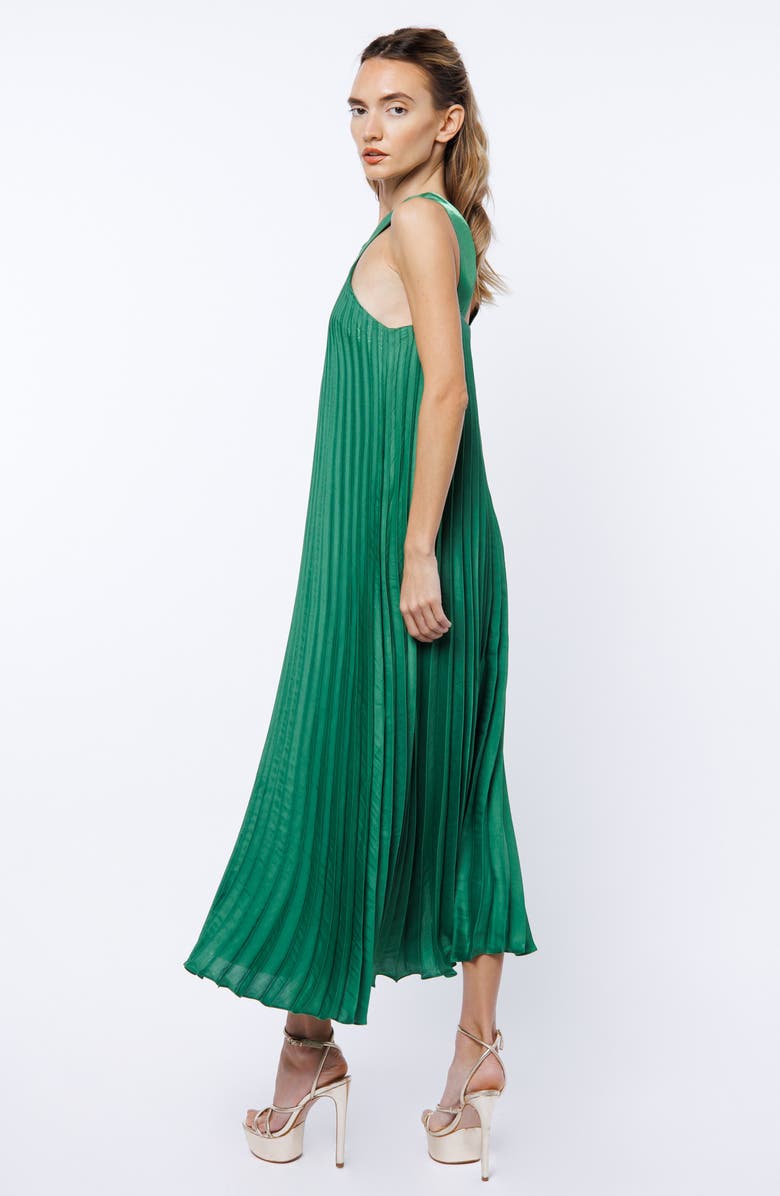 Melisa Pleated Halter Dress