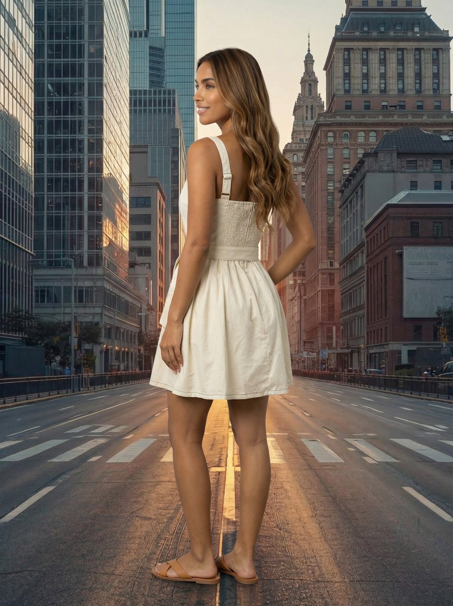 Billie Poplin Mini Dress