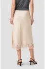 Ennis Satin Lace Midi Skirt