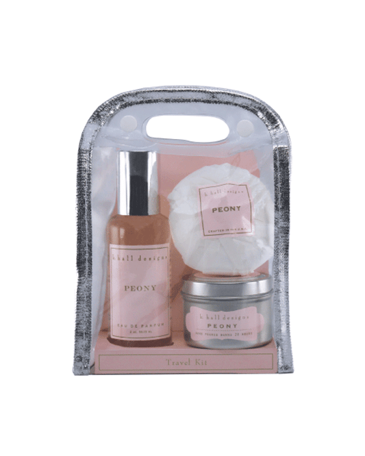 Travel Gift Set in Peony in Peony