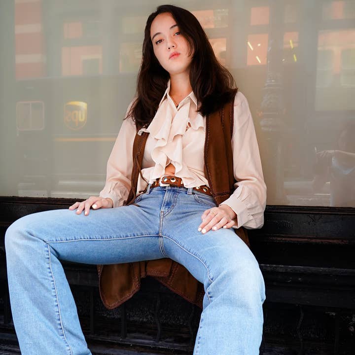 Michael Suede Stud Belt