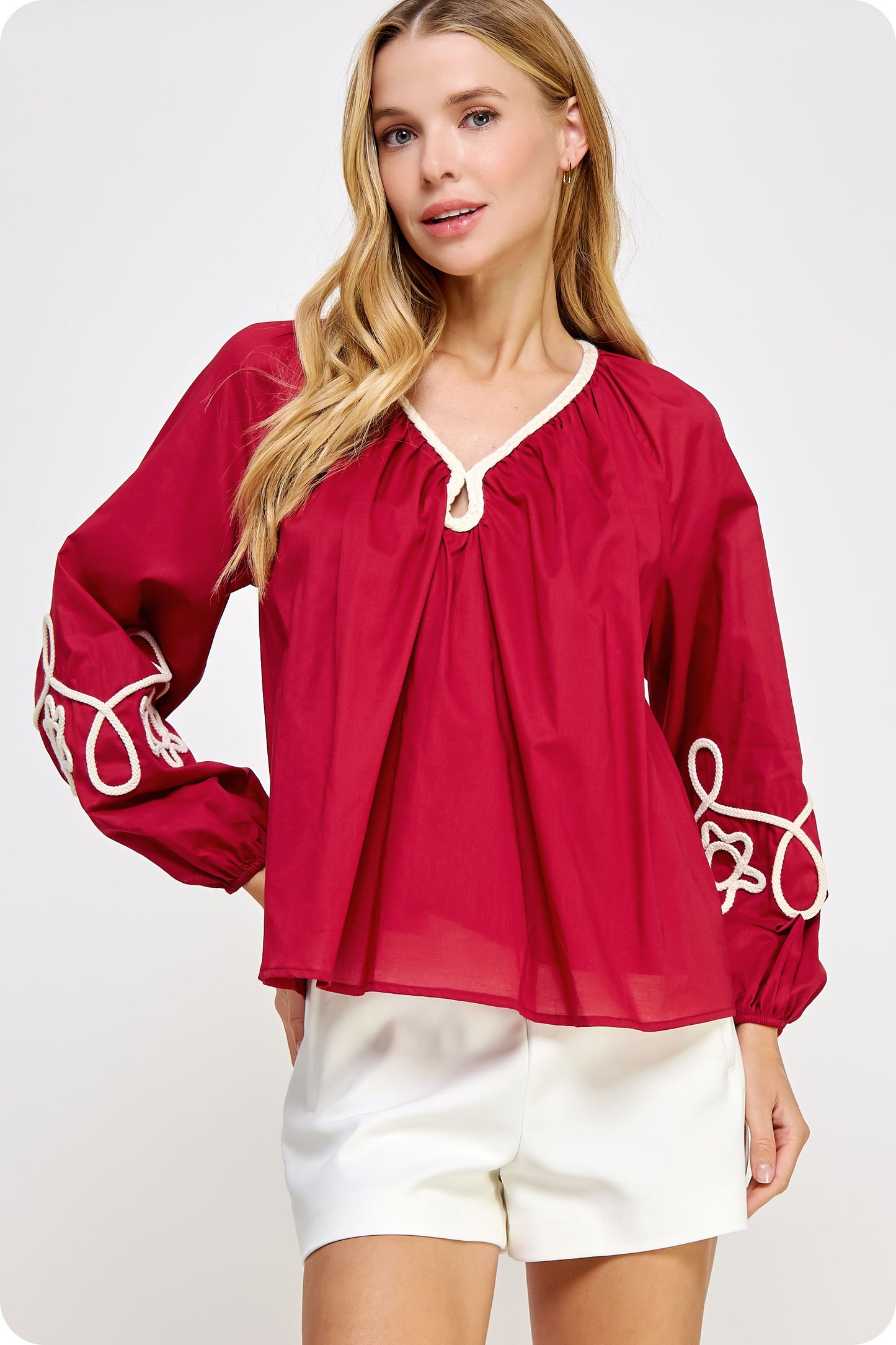 Braden Braid Trim top