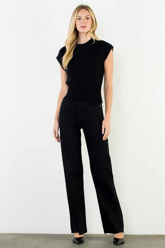 THML Greta Sleeveless Sweater Top