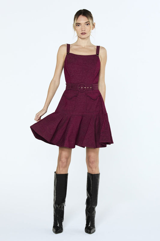 Ciebon Alivia topstitched Mini Dress