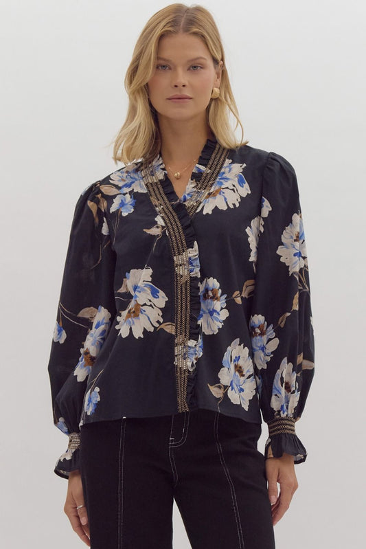 ENTRO Layla Floral Top