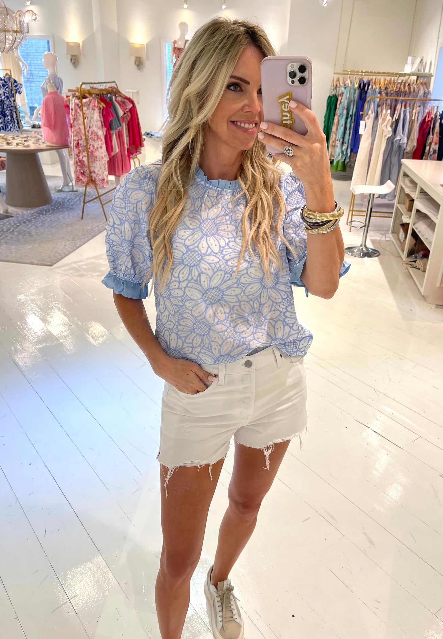 The Missy Ruffle Floral Top