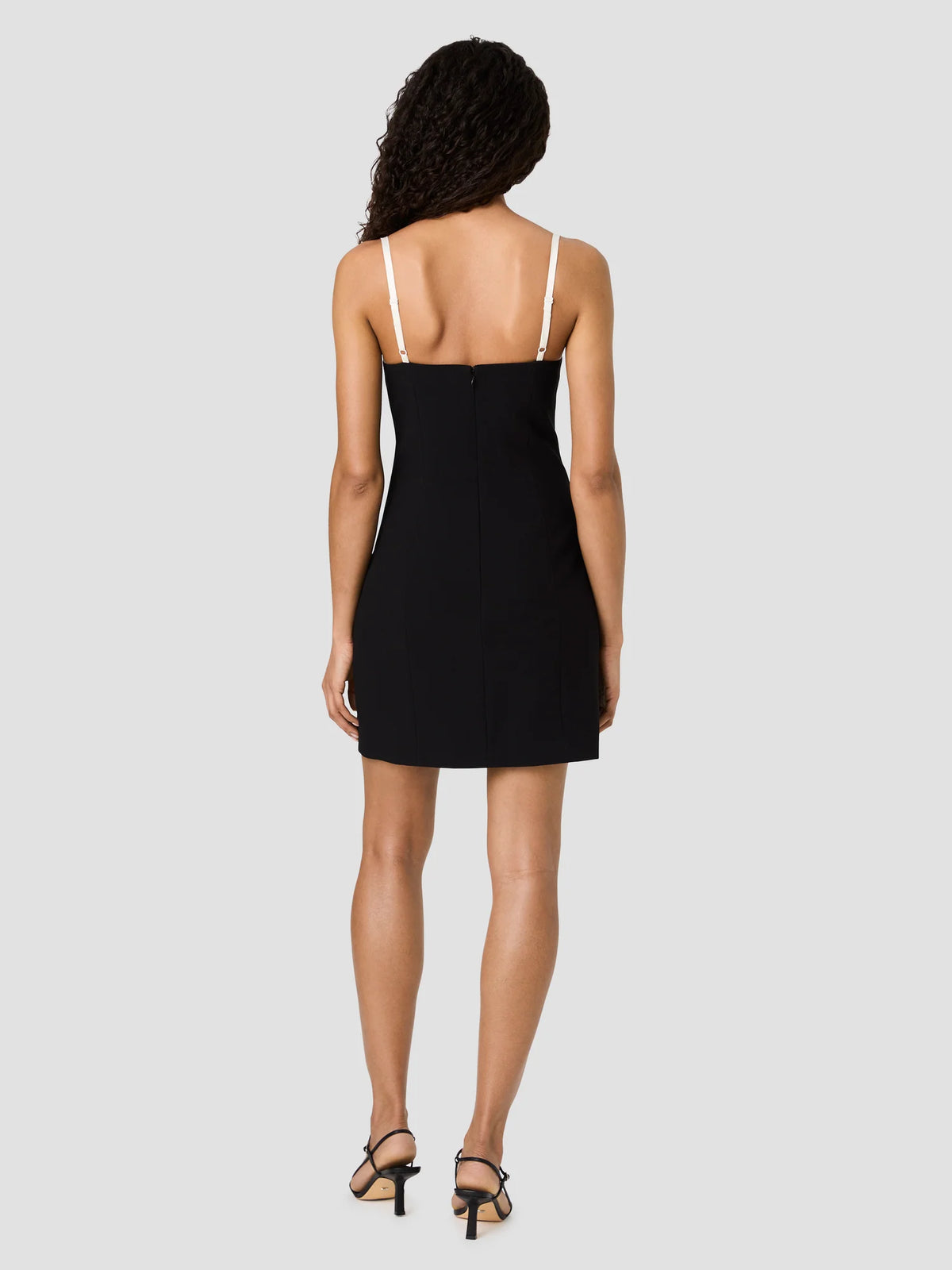 Azra Twill Lace Mini Dress