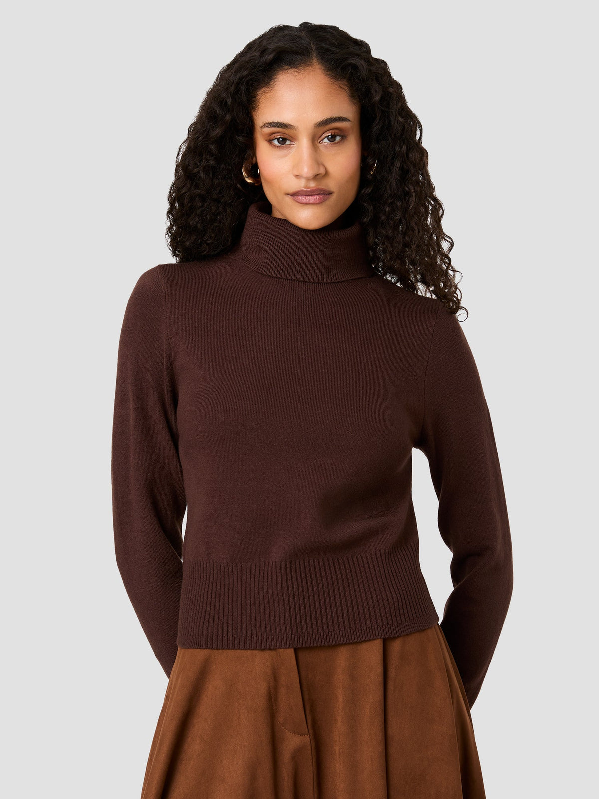 French Connection Babysoft Longsleeve Turtleneck Pullover