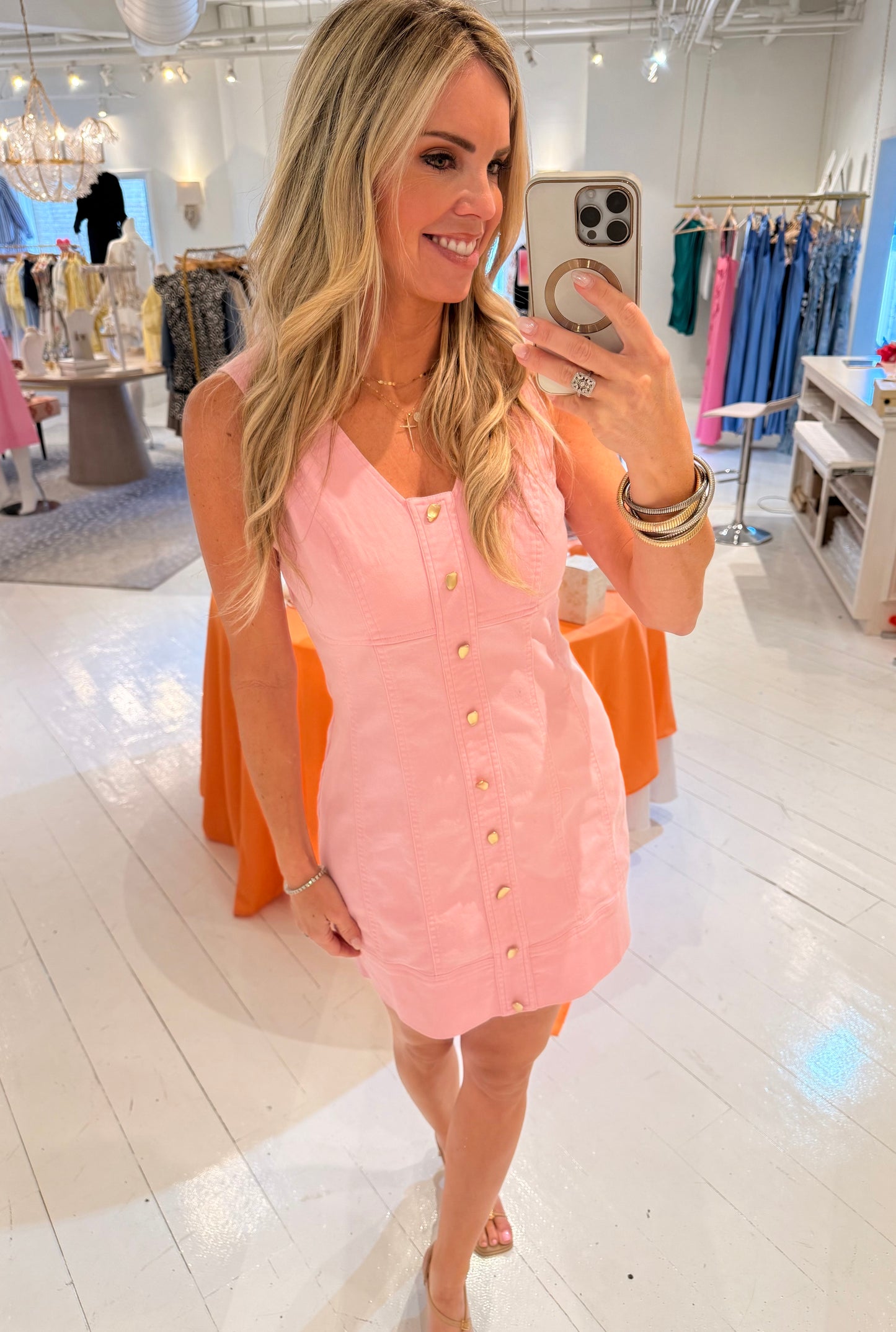 Betty Cotton Twill Mini Dress