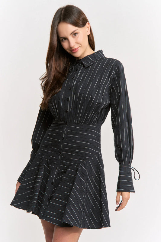 En Saison Tricia Mini Shirt Dress