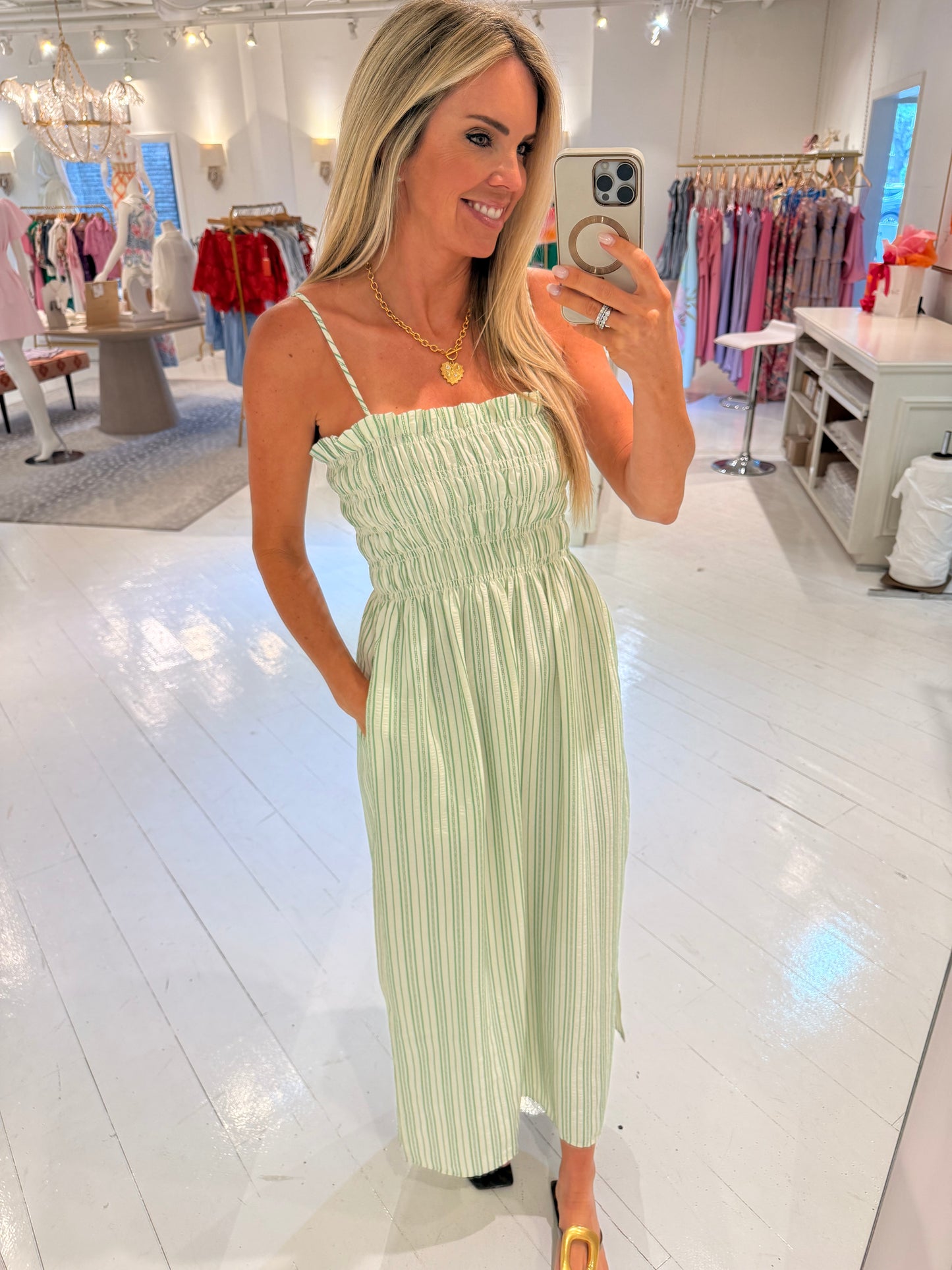 Stark X Mabel Dress in Sage