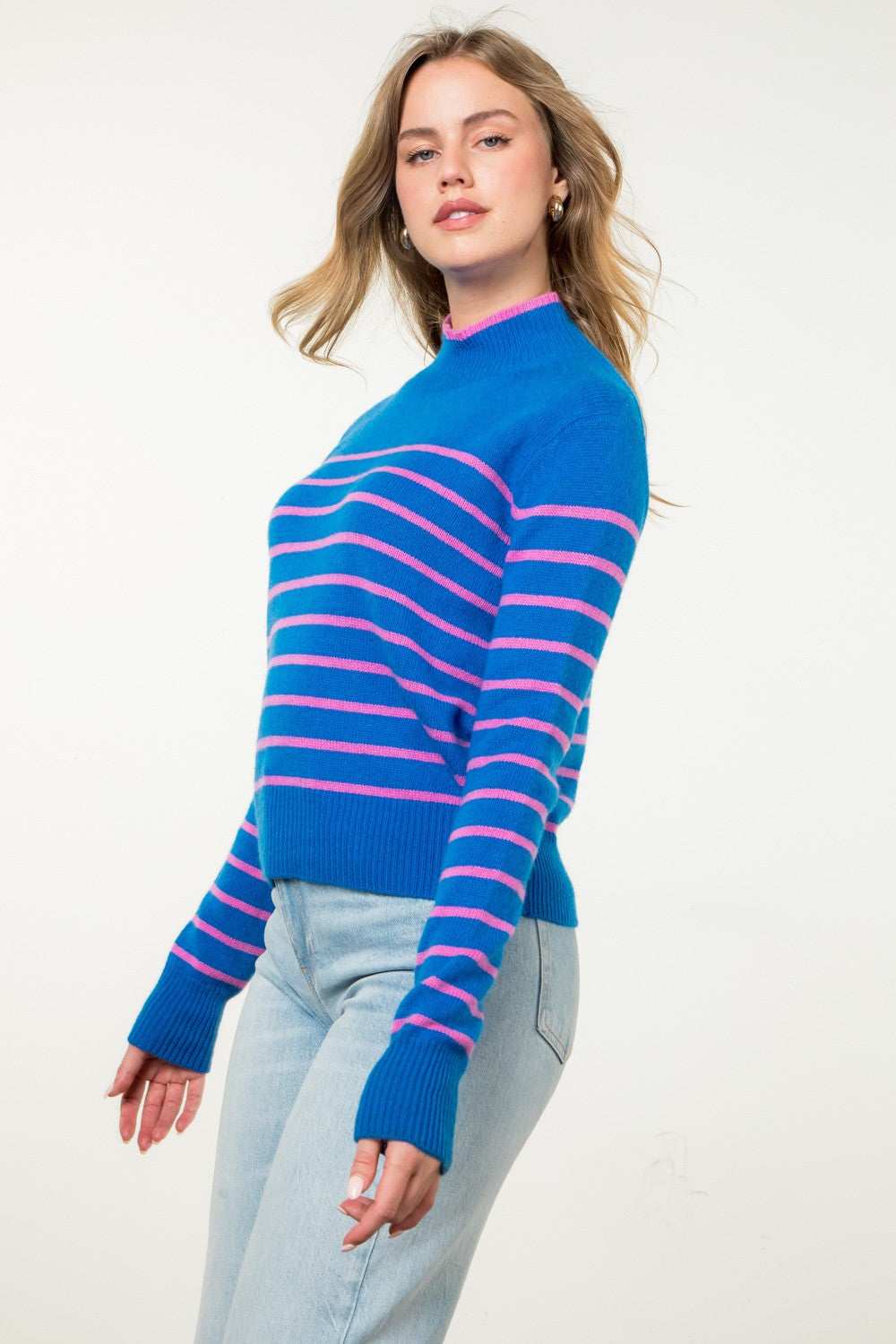 Annie Striped Knit Sweater