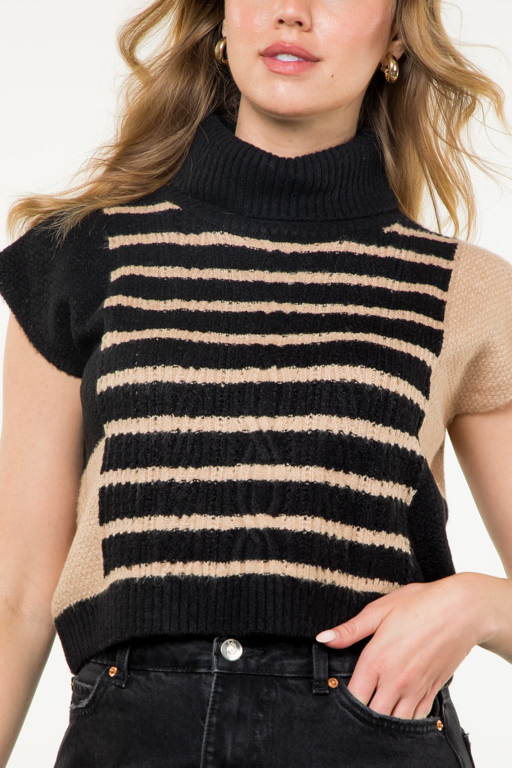 Carol Striped Knit Top