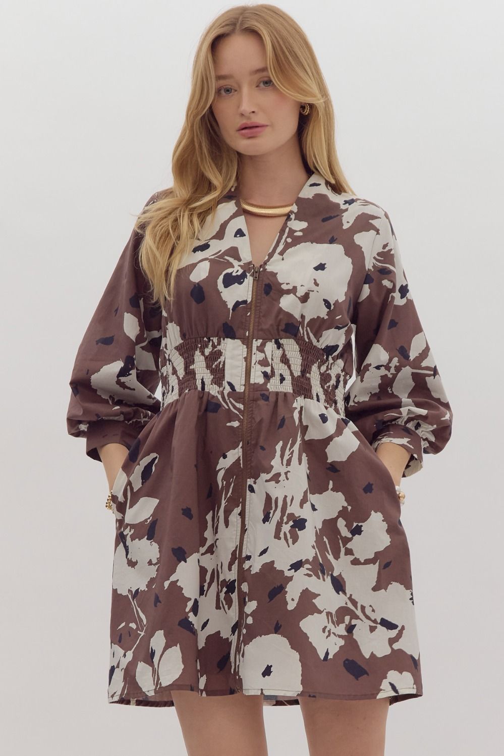 Ashley Espresso Dress