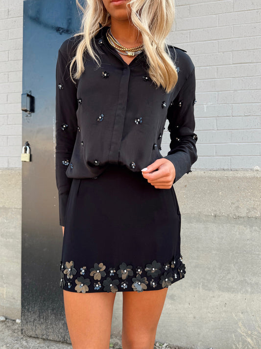 Karina Grimaldi Bella Mini Skirt